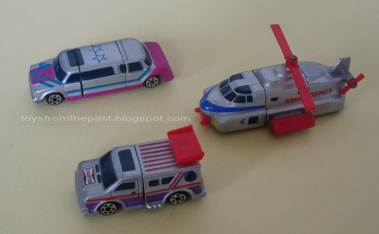 Transformer top matchbox cars